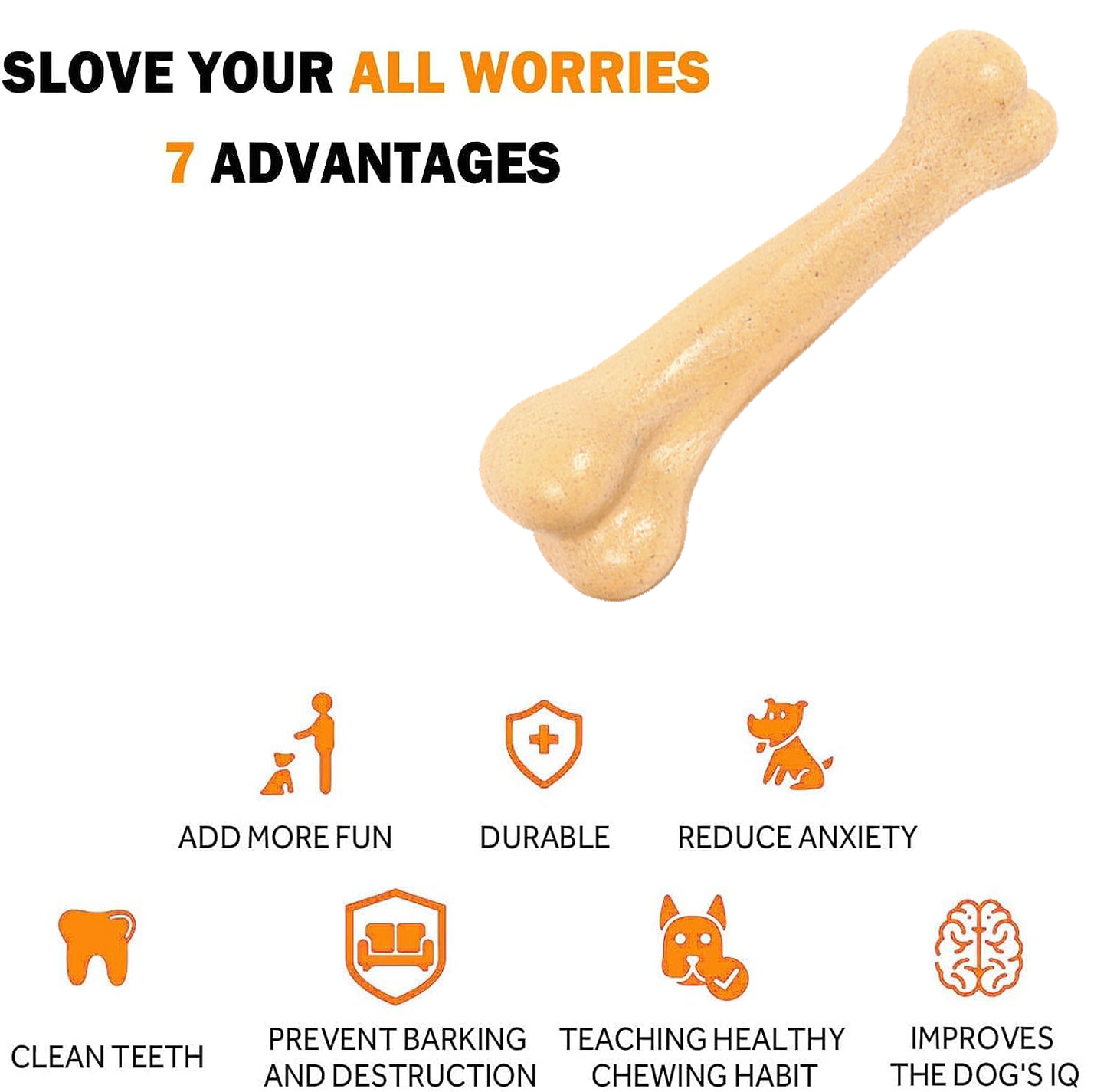 Dog Toys for Aggressive Chewers, Baconic Flavor Indestructible Dog Chew Toys for Aggressive Chewers, Tough Dog Chew Toys for Large/Medium/Small Dogs