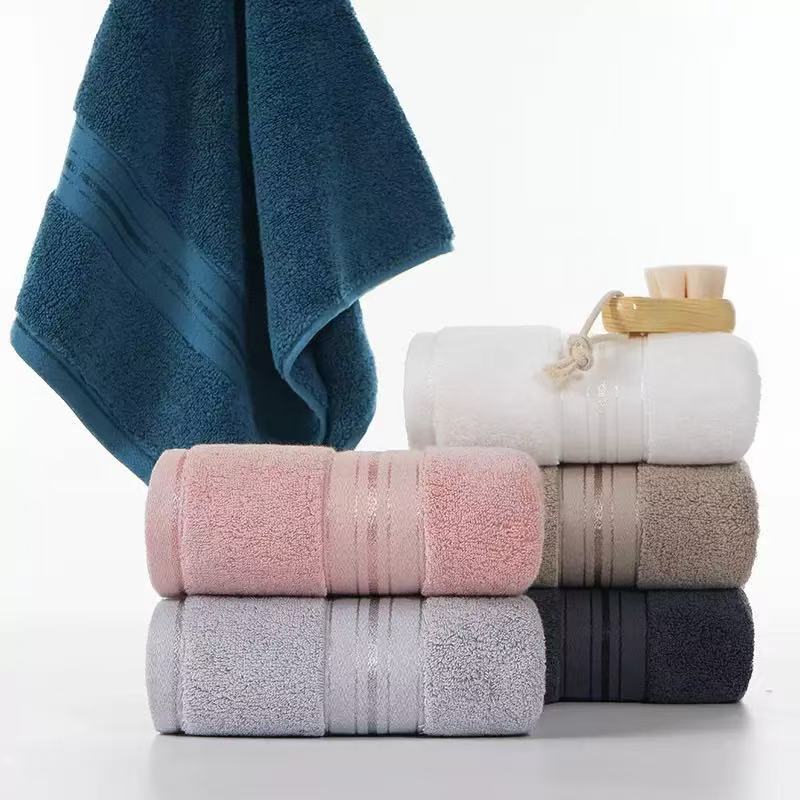 Pack of 5 Khaki Towels, 13.8 x 29.5 Inches,130 grams per piece, 100% Cotton, Lighter, Quicker to Dry, Super Soft and Absorbent, for Bathroom, Kitchen,Khaki