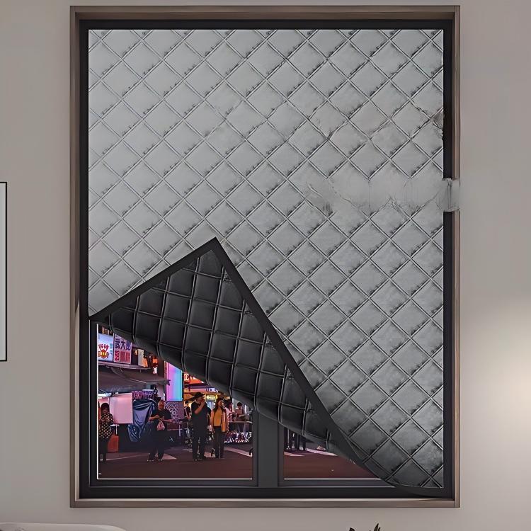 Warm,Temporary,Sunshade, Insulated&Durable Upgraded Oxford Cloth & Thicken Cotton Fill, Soundproof and Windproof with Velcro