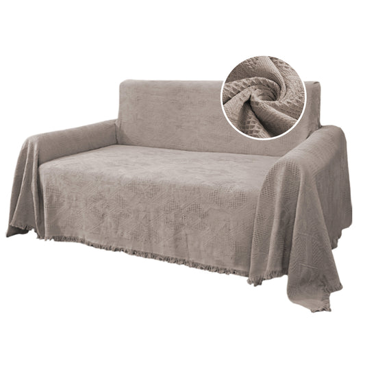 Sofa Cover, Couch Slipcovers for 1/2/3/4 Seater, Taupe