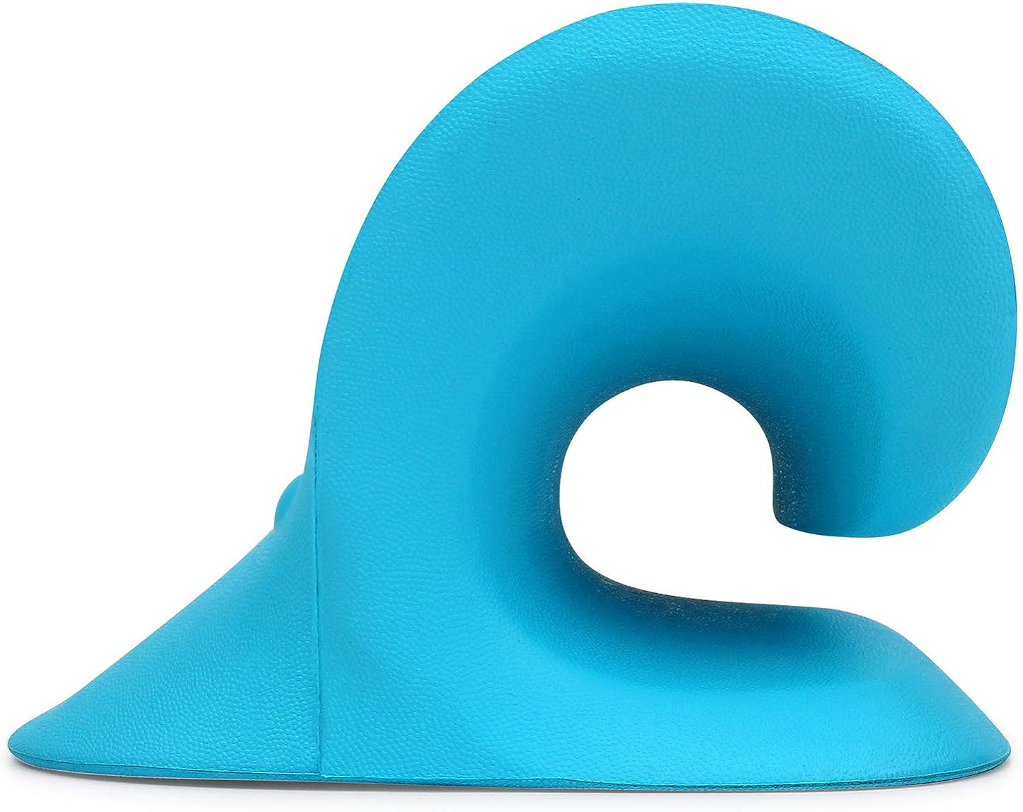 Neck and Shoulder Relaxer, Cervical Traction Device for TMJ Pain Relief and Cervical Spine Alignment, Neck Stretcher (Blue)