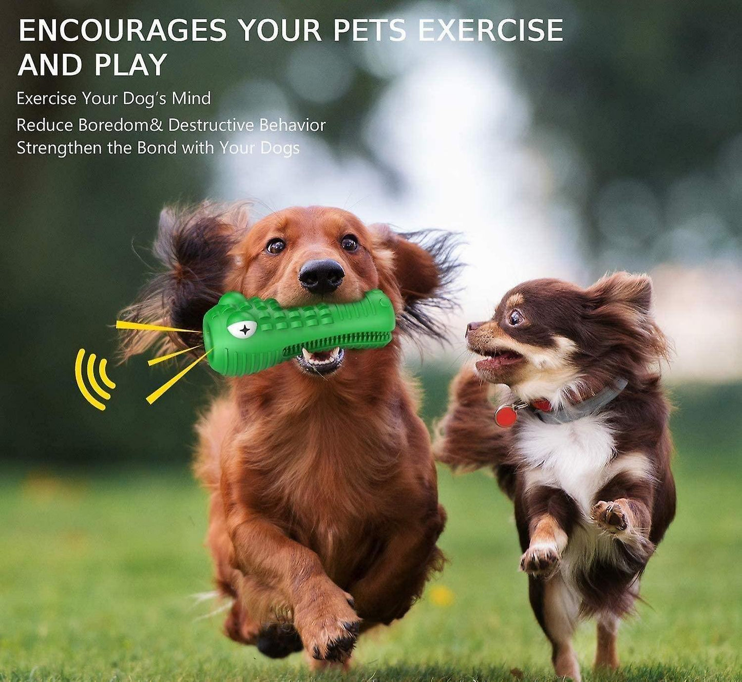 Dog toys for aggressive chewers large breed, squeaky dog toys for medium large dogs, 100% natural rubber
