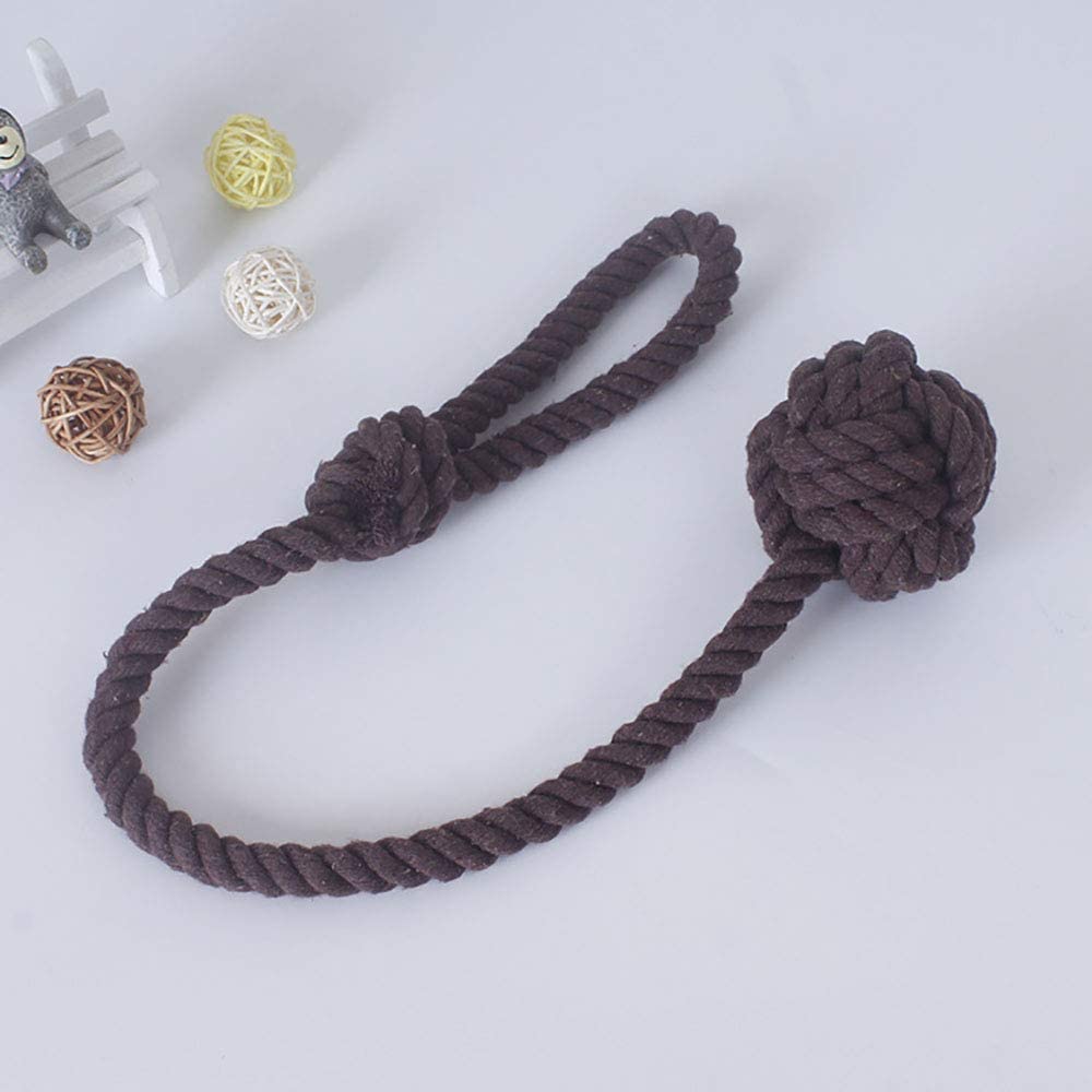 Curtain Tiebacks - 2/4 PCS Handmade Rural Decorative Curtain Holdbacks (Drak Coffee)