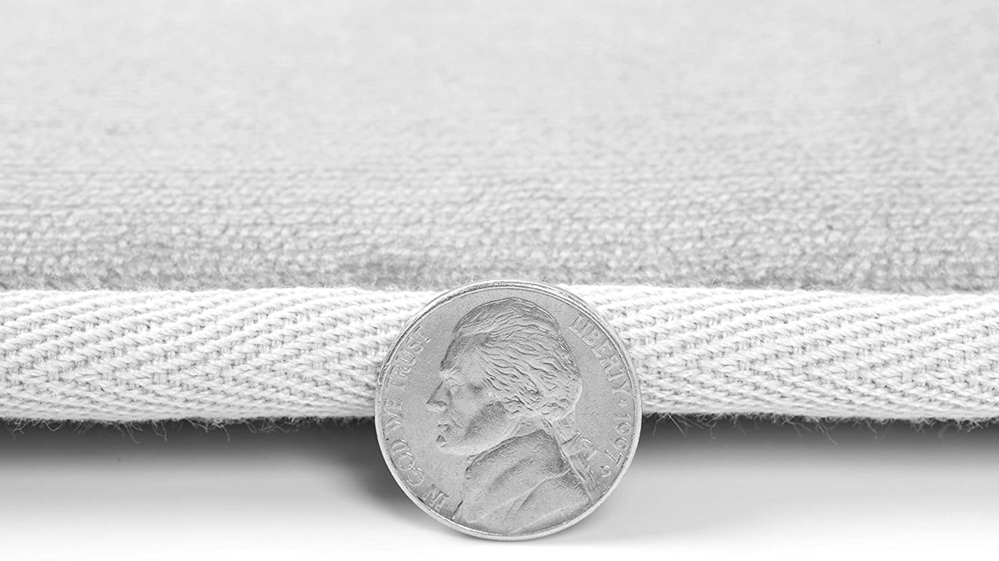 Bathroom Rugs Memory Foam Bath Mat Set for Bathroom, Non Slip Absorbent Velvet - Fast Drying –Bathroom Rug and Contour Rug Set 3 Piece -Silver Gray