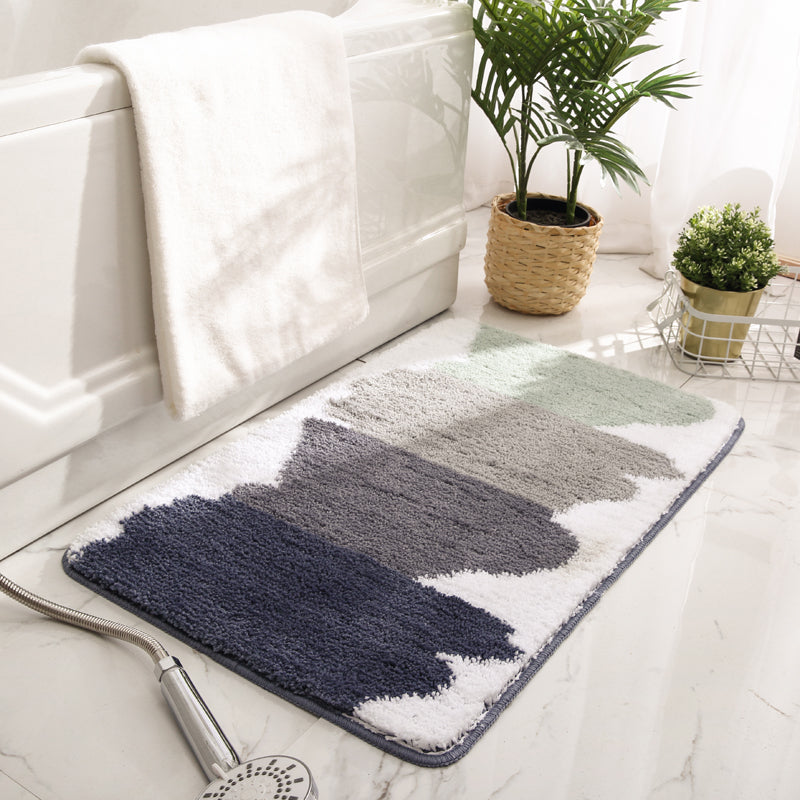 Bathroom Mats Non-Slip Rug Soft Bathroom Floor Mat for Entrance Green Bath Rug,Four Seasons