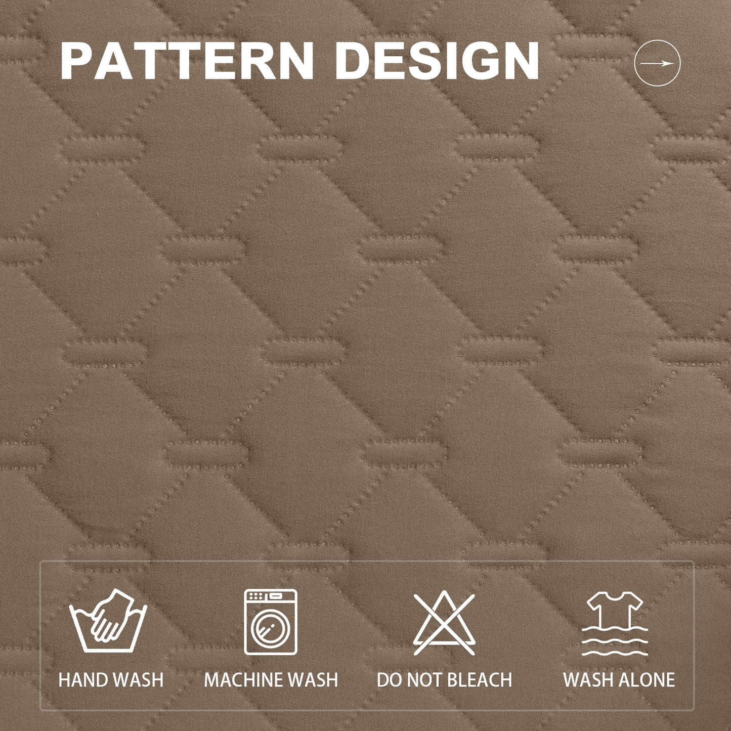 Sofa Slipcover Waterproof Couch Cover Non-Slip Sofa Cover for 1/2/3 Cushion Couch Seamless Whole Piece Fabric Furniture Protector for Pets Kids Children Dog Cat, Taupe