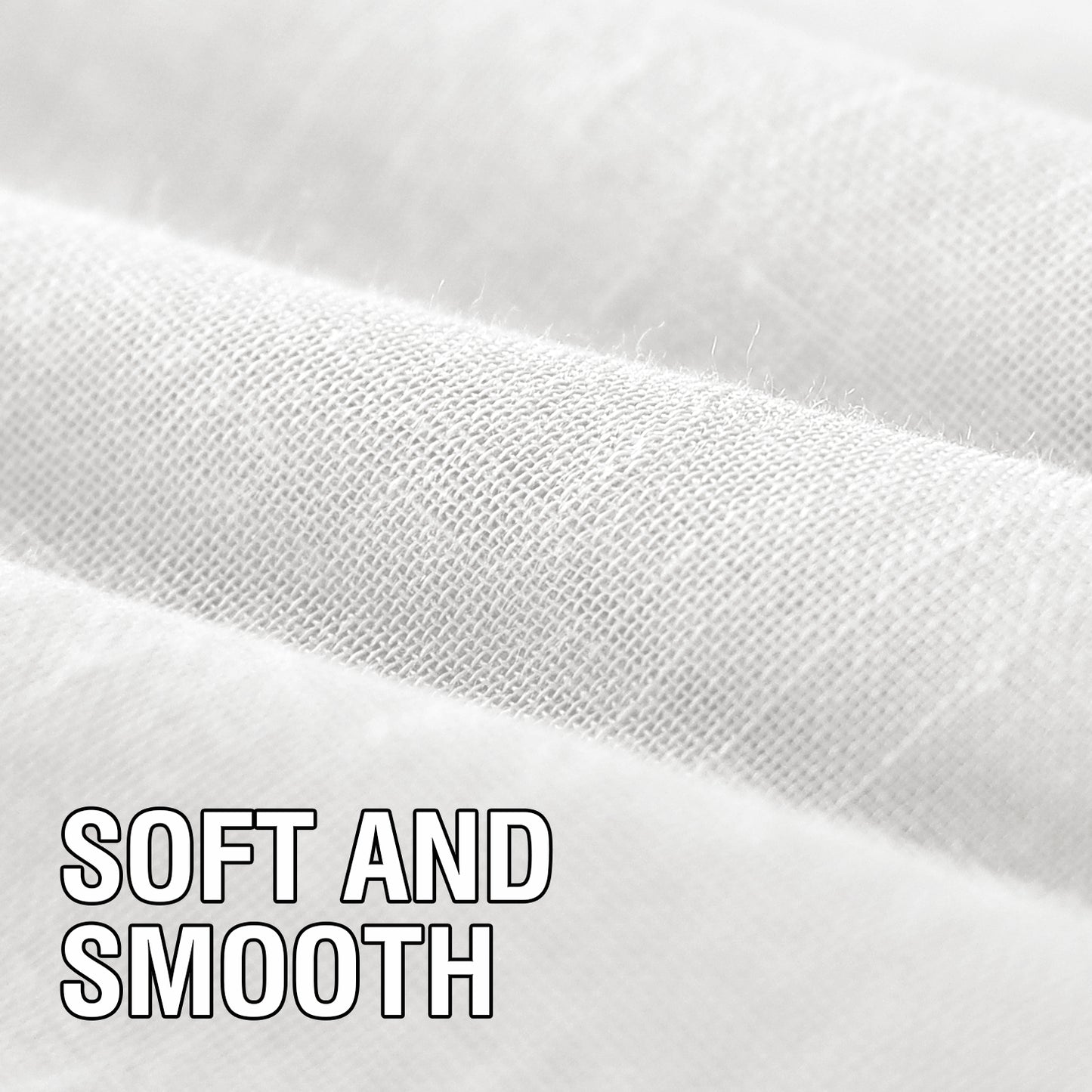 Natural Linen Sheer Curtains 2 Panels, Tab Top Semitransparent Semi-Sheer Soft Comfort Privacy Drapes,White