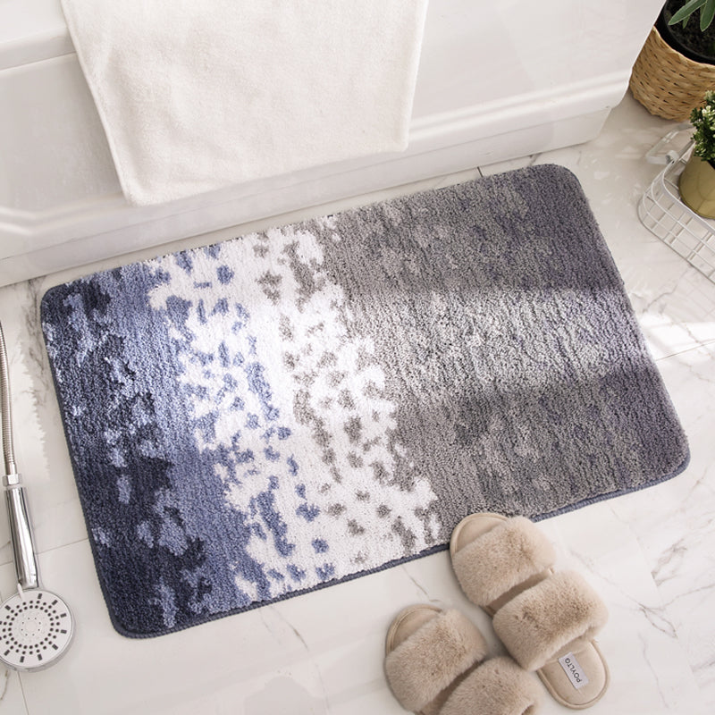 Bathroom Mats Non-Slip Rug Soft Bathroom Floor Mat for Entrance Green Bath Rug,Blue