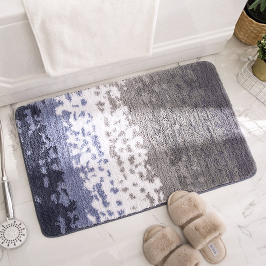 Bathroom Mats Non-Slip Rug Soft Bathroom Floor Mat for Entrance Green Bath Rug,Blue