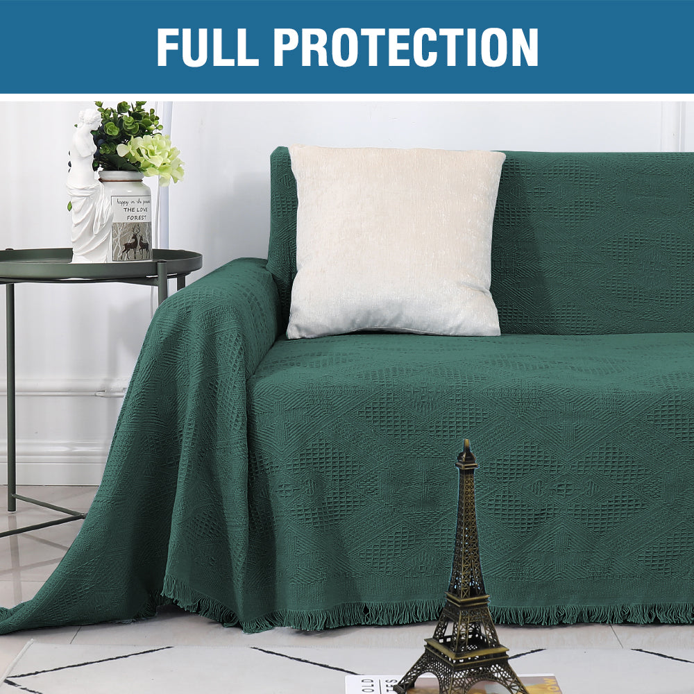 Sofa Cover, Couch Slipcovers for 1/2/3/4 Seater, Green