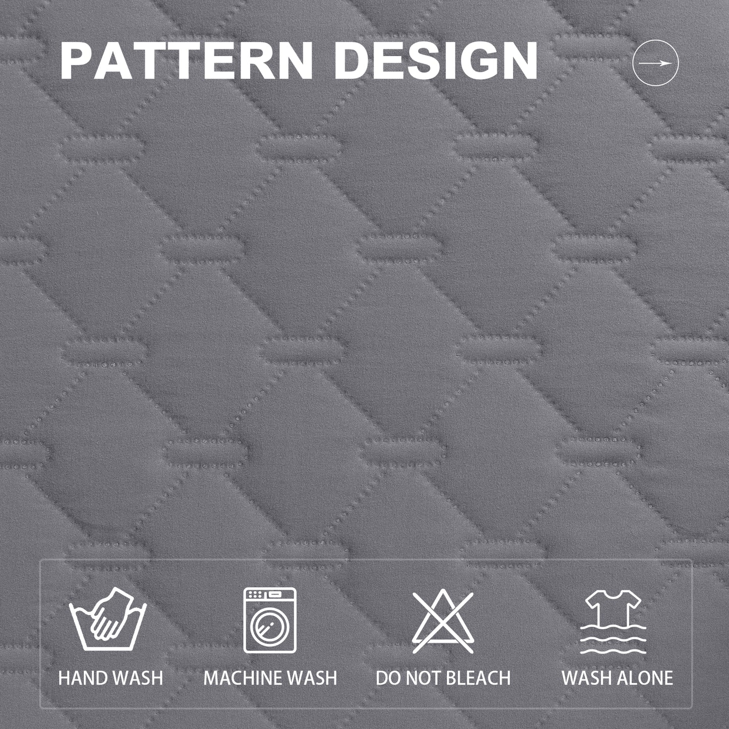 Sofa Slipcover Waterproof Couch Cover Non-Slip Sofa Cover for 1/2/3 Cushion Couch Seamless Whole Piece Fabric Furniture Protector for Pets Kids Children Dog Cat,Grey