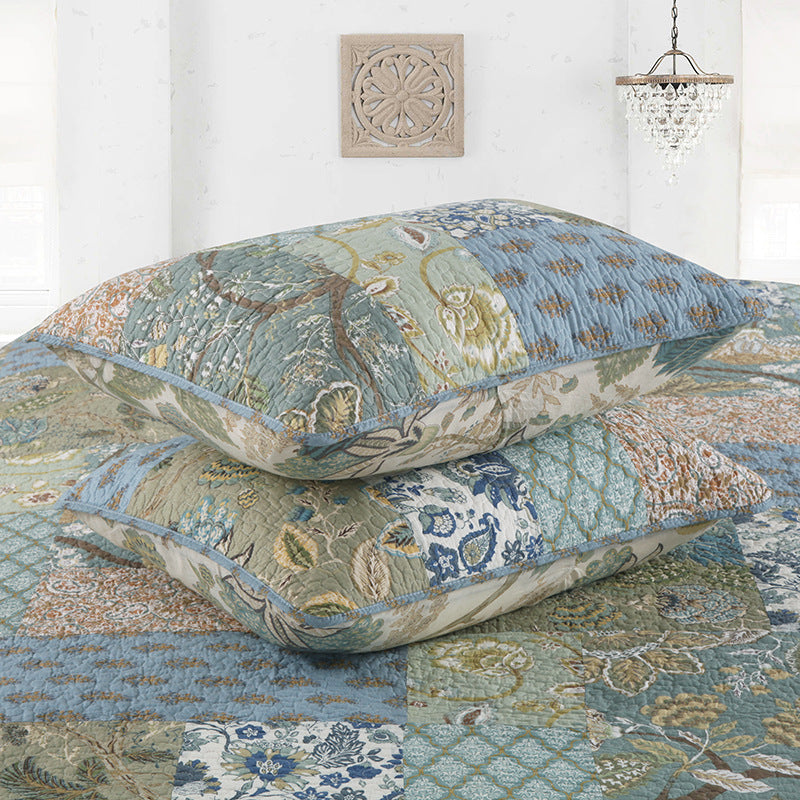 3 Piece reversible quilt bedding set（1 quilt plus 2 pillowcase）