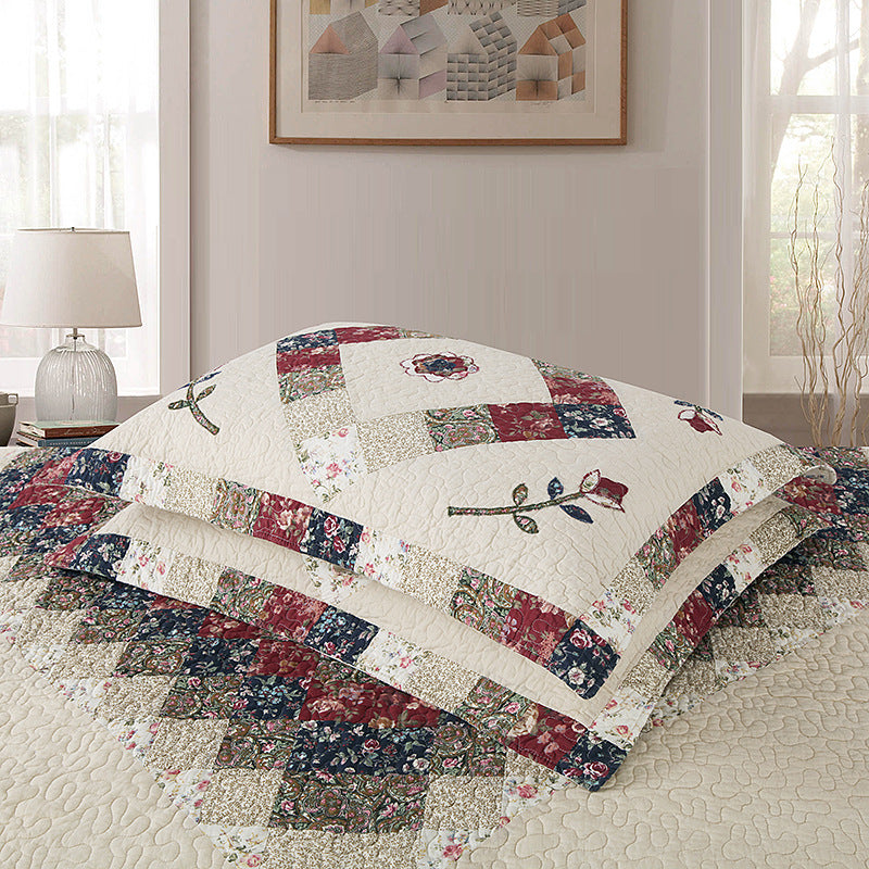3 Piece reversible quilt bedding set（1 quilt plus 2 pillowcase）