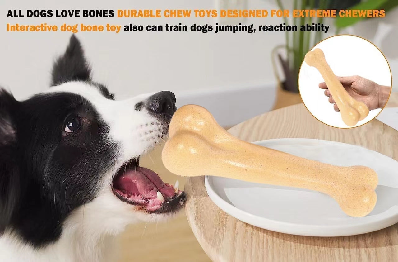 Dog Toys for Aggressive Chewers, Baconic Flavor Indestructible Dog Chew Toys for Aggressive Chewers, Tough Dog Chew Toys for Large/Medium/Small Dogs