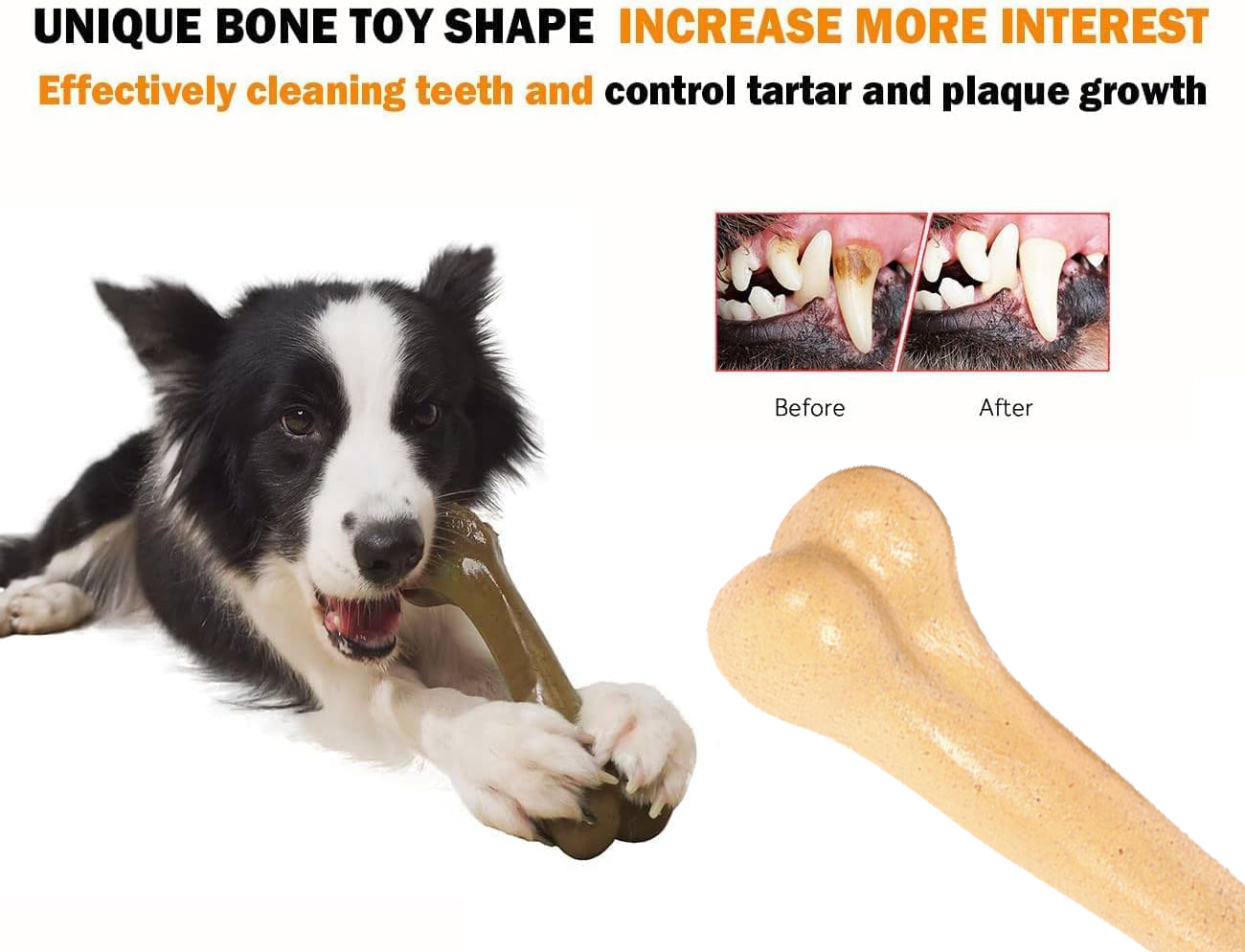 Dog Toys for Aggressive Chewers, Baconic Flavor Indestructible Dog Chew Toys for Aggressive Chewers, Tough Dog Chew Toys for Large/Medium/Small Dogs