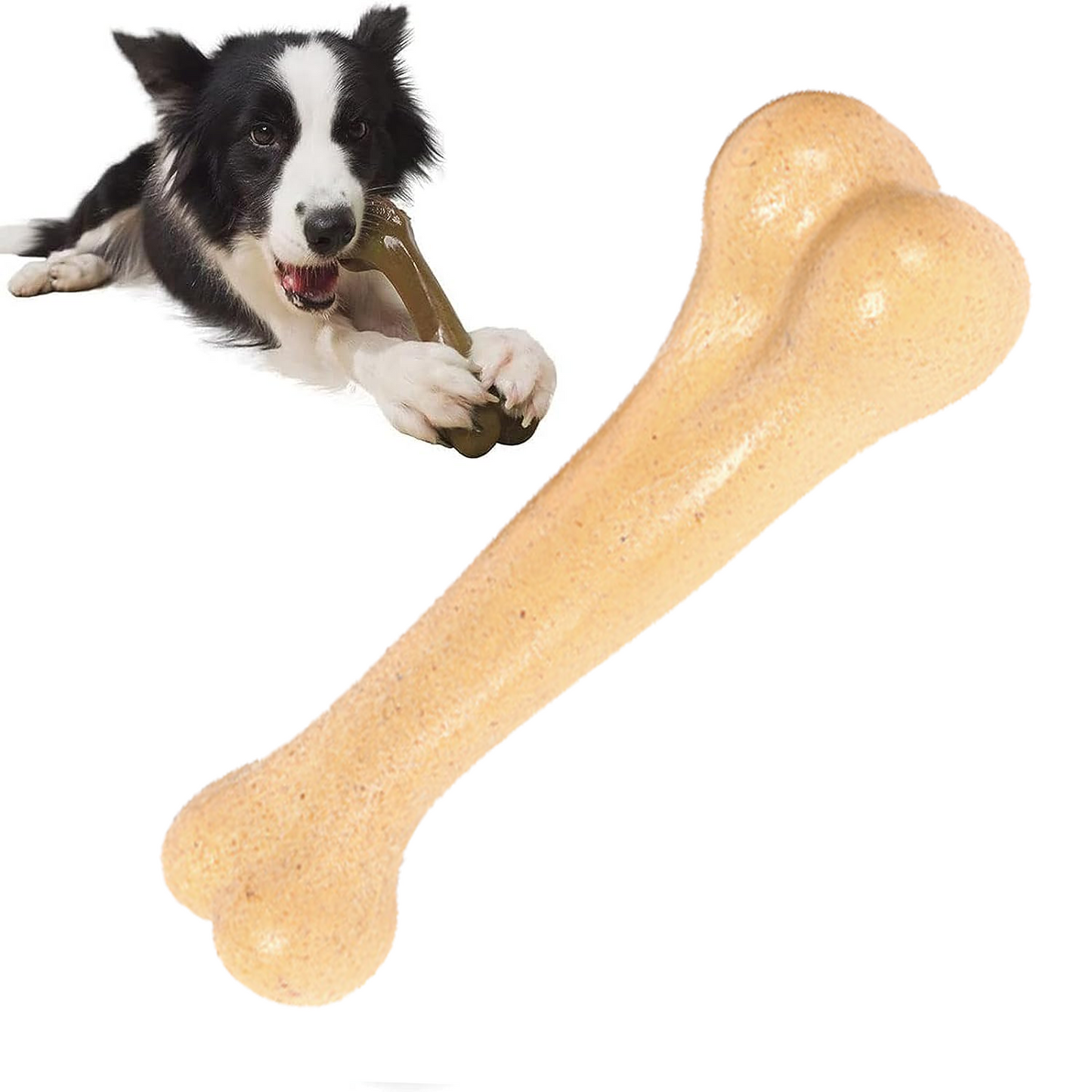 Dog Toys for Aggressive Chewers, Baconic Flavor Indestructible Dog Chew Toys for Aggressive Chewers, Tough Dog Chew Toys for Large/Medium/Small Dogs