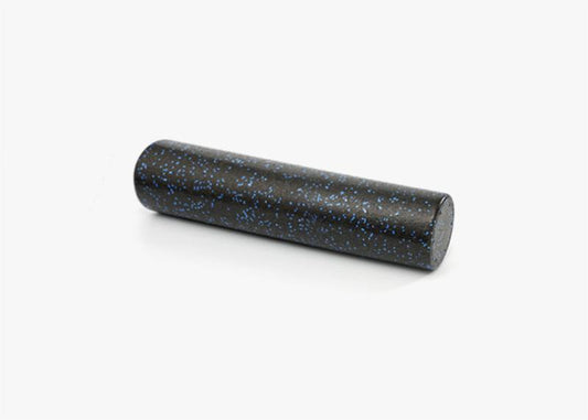 High-Density Round Foam Roller for Exercise, Massage, Muscle Recovery,(Blue&Black)