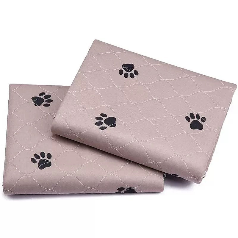 Washable Pee Pads for Dogs, Cats, Puppy, 2 Pack Ultra-Absorbent and Leak-Proof Non-Slip Reusable Potty Training Pads for Cages,Colorful