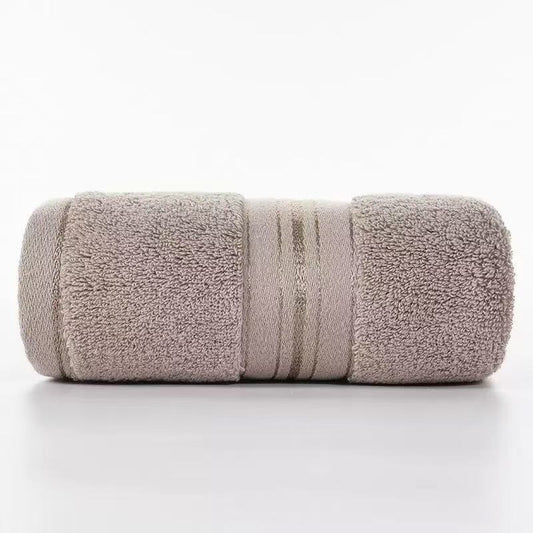Pack of 5 Khaki Towels, 13.8 x 29.5 Inches,130 grams per piece, 100% Cotton, Lighter, Quicker to Dry, Super Soft and Absorbent, for Bathroom, Kitchen,Khaki
