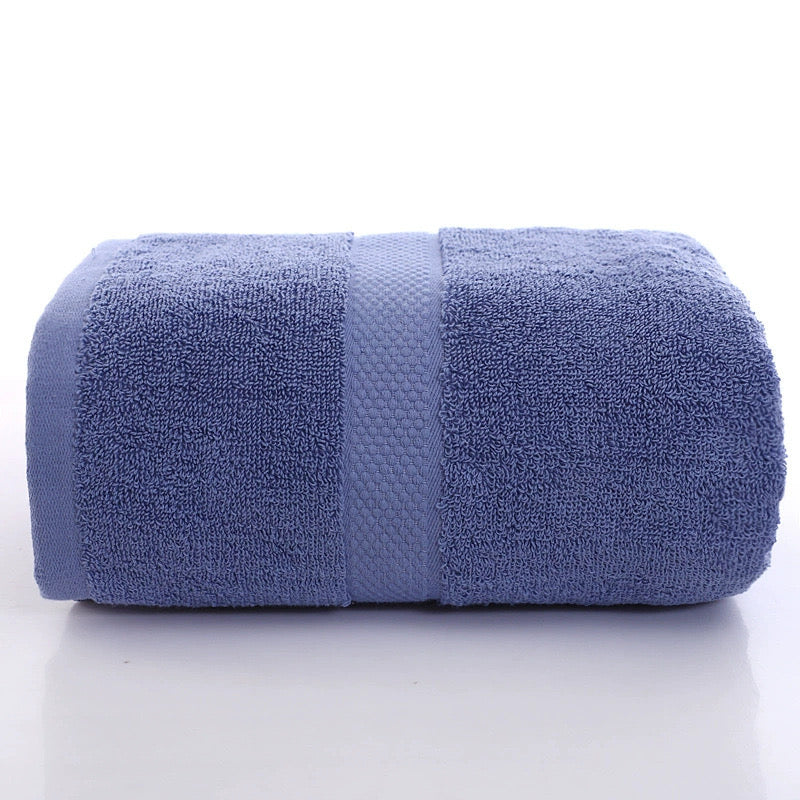 Pack of 5 Blue Towels, 13.8 x 29.5 Inches,130 grams per piece, 100% Cotton, Lighter, Quicker to Dry, Super Soft and Absorbent, for Bathroom, Kitchen,Blue