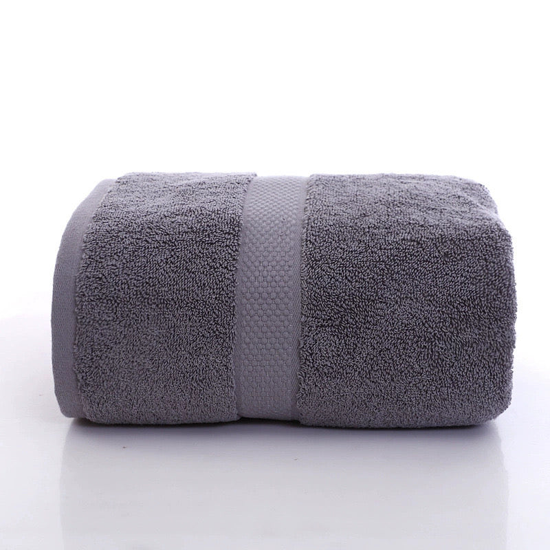 Pack of 5 Grey Towels, 13.8 x 29.5 Inches,130 grams per piece, 100% Cotton, Lighter, Quicker to Dry, Super Soft and Absorbent, for Bathroom, Kitchen,Grey