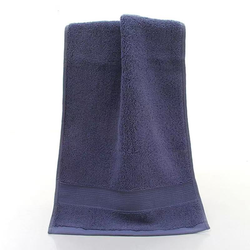 Pack of 5 Blue Towels, 13.8 x 29.5 Inches,140 grams per piece, 100% Cotton, Lighter, Quicker to Dry, Super Soft and Absorbent, for Bathroom, Kitchen,Blue