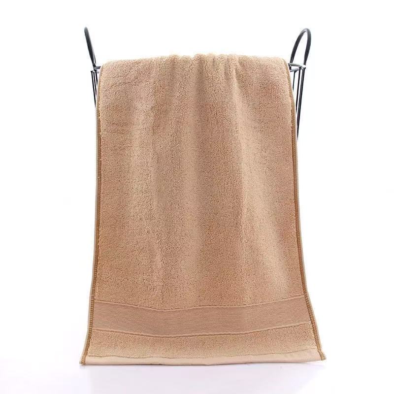 Pack of 5 Khaki Towels, 13.8 x 29.5 Inches,140 grams per piece, 100% Cotton, Lighter, Quicker to Dry, Super Soft and Absorbent, for Bathroom, Kitchen,Khaki