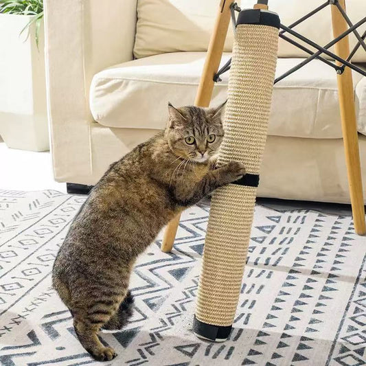 Cat Scratcher and Brush Table Leg Protector - Scratching Mat for Furniture Protection - Robust Cat Accessories to Protect Furniture - Scratch Pad for Indoor Cats