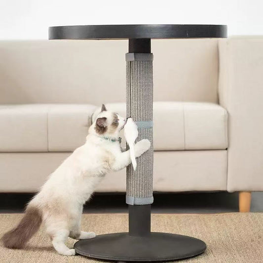 Cat Scratcher and Brush Table Leg Protector - Scratching Mat for Furniture Protection - Robust Cat Accessories to Protect Furniture - Scratch Pad for Indoor Cats ,Grey