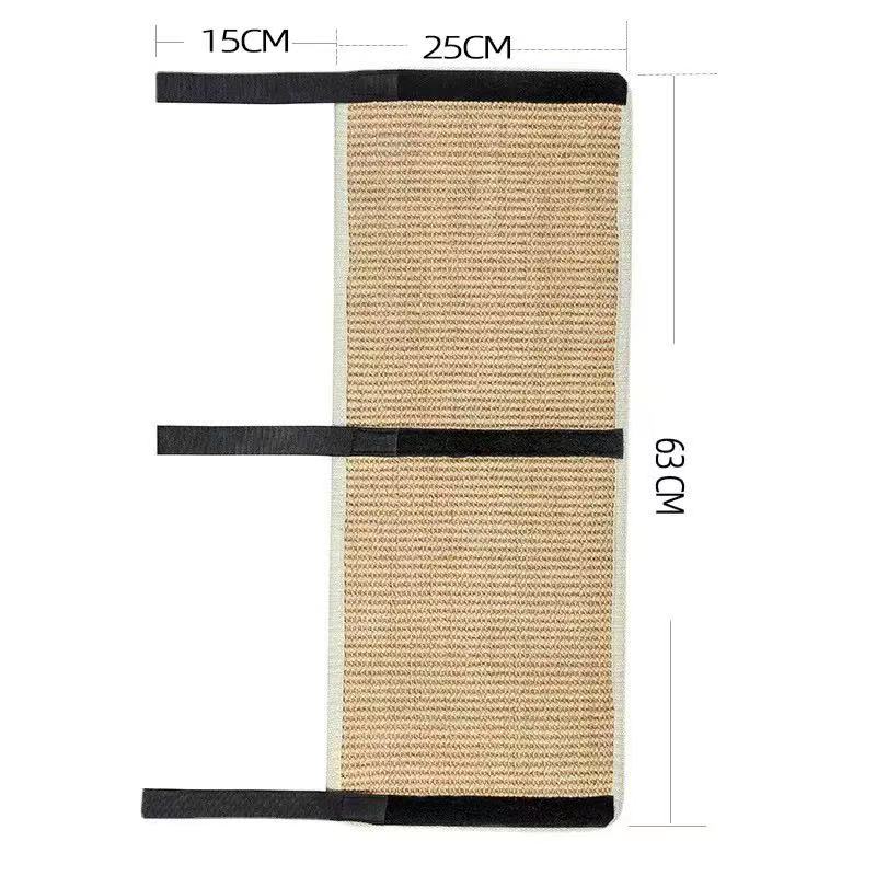 Cat Scratcher and Brush Table Leg Protector - Scratching Mat for Furniture Protection - Robust Cat Accessories to Protect Furniture - Scratch Pad for Indoor Cats