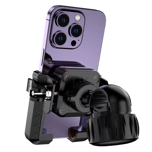New Upgraded Bike Phone Holder Handlebar - Quick Install, Motorcycle Phone Mount, Bicycle Phone Holder fit Large Phone Case for iPhone Samsung,semi-enclosed
