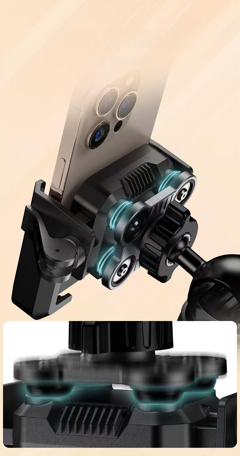 New Upgraded Bike Phone Holder Handlebar - Quick Install, Motorcycle Phone Mount, Bicycle Phone Holder fit Large Phone Case for iPhone Samsung,High-tech