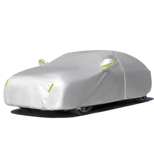 Car Cover, Indoor Protection, Breathable Dustproof Cover, Gray, DuPont Oxford Cotton inside,See Vehicle Size,Winter Rain Sun SUV Sedan,Silver