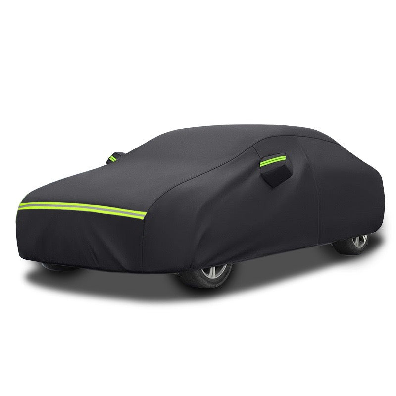 Car Cover, Indoor Protection, Breathable Dustproof Cover, Gray, 210D Oxford Cotton inside,See Vehicle Size,Winter Rain Sun SUV Sedan,Black