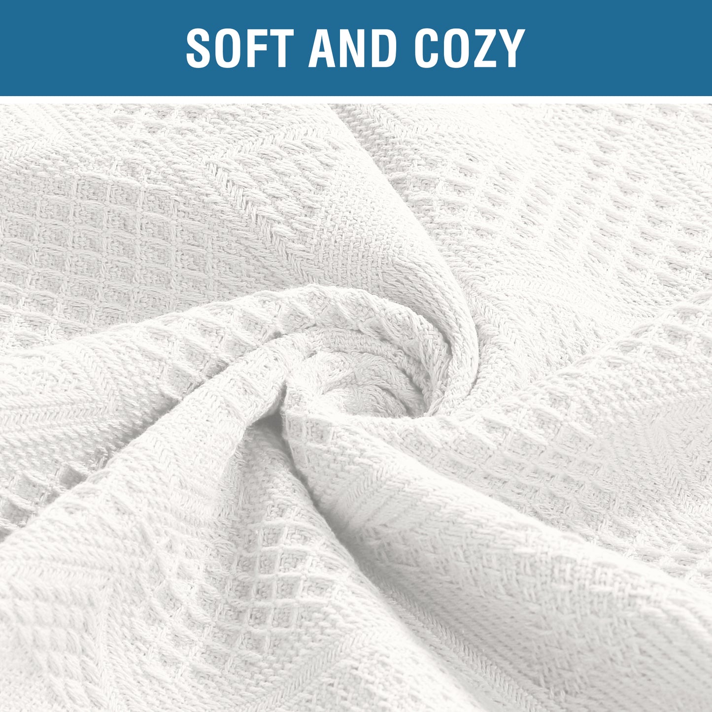 Sofa Cover, Couch Slipcovers for 1/2/3/4 Seater, White
