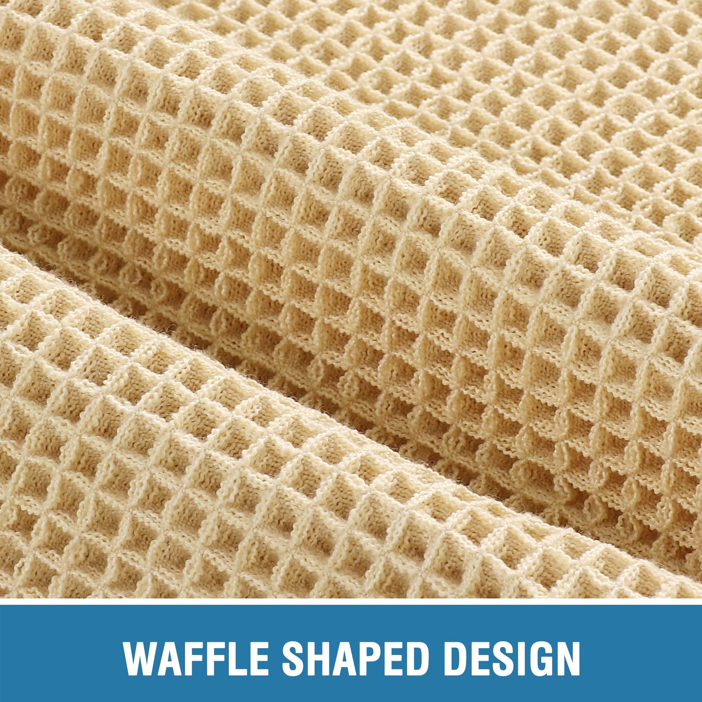 Waffle Bath Mat, Super Absorbent Non Slip Bath Mats for Bathroom Floor, Machine Washable Bathroom Rugs with Tassels,Ultra Soft,Yellow