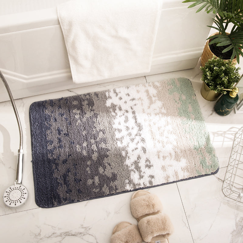 Bathroom Mats Non-Slip Rug Soft Bathroom Floor Mat for Entrance Green Bath Rug,Green