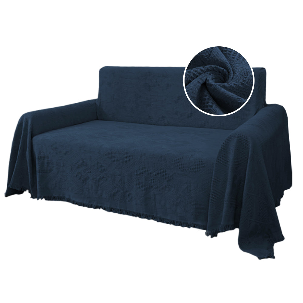Sofa Cover, Couch Slipcovers for 1/2/3/4 Seater, Navy