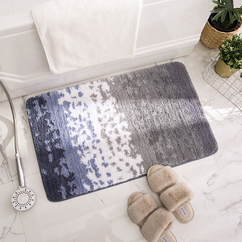 Bathroom Mats Non-Slip Rug Soft Bathroom Floor Mat for Entrance Green Bath Rug,Blue