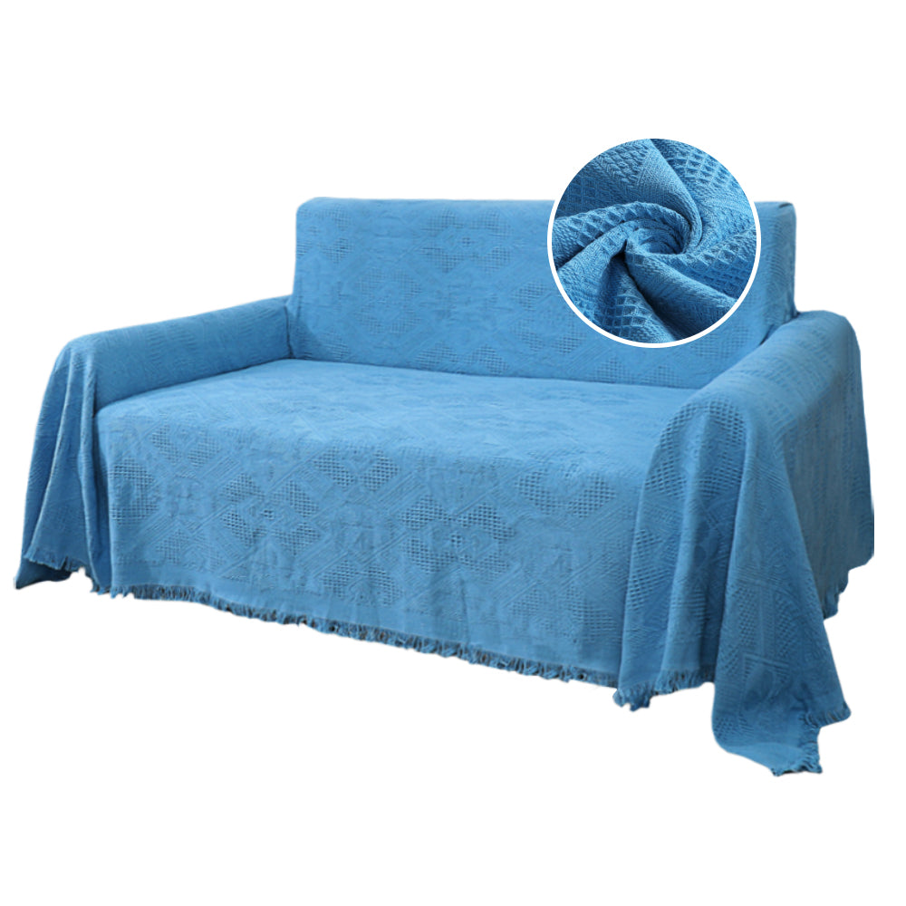 Sofa Cover, Couch Slipcovers for 1/2/3/4 Seater, Blue