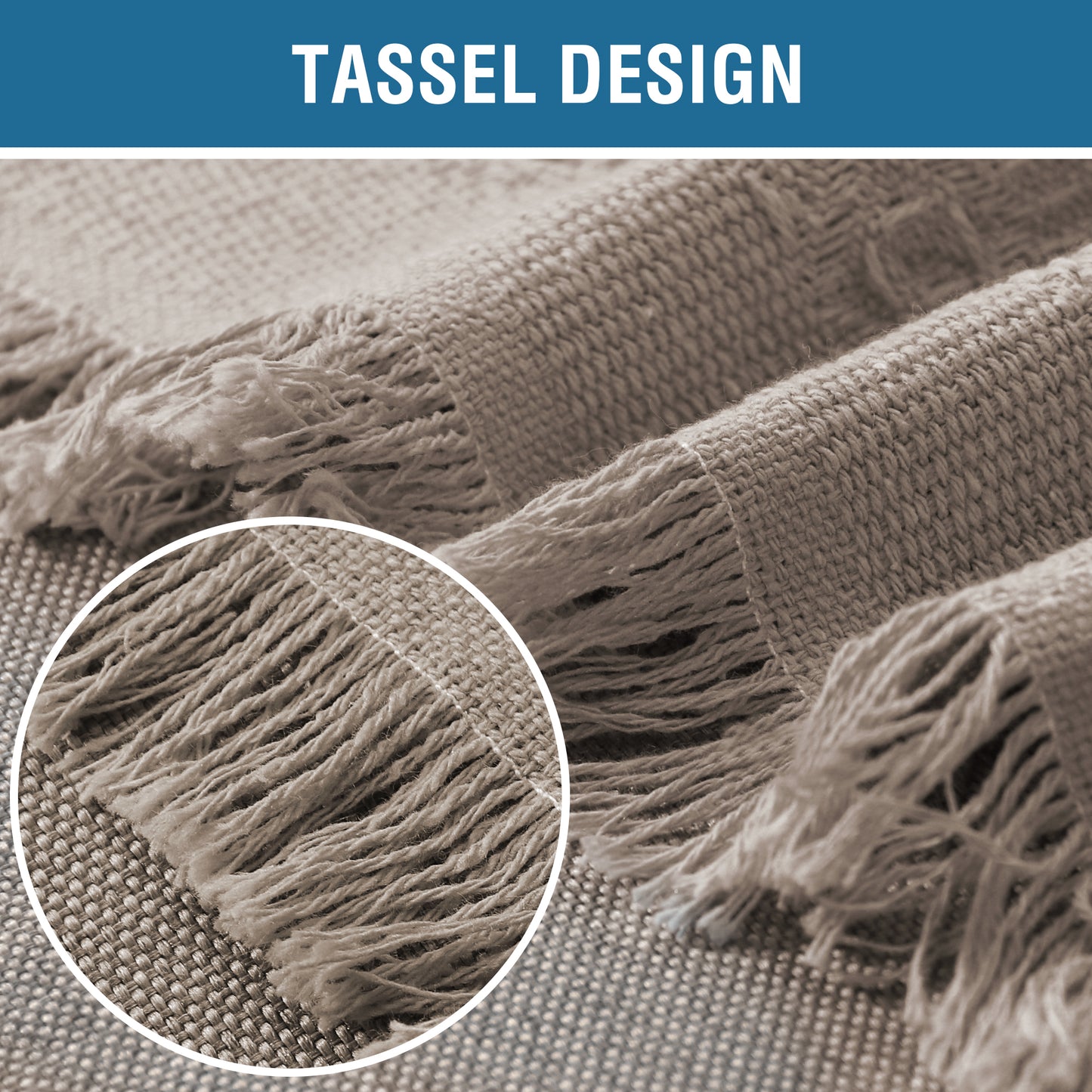 Sofa Cover, Couch Slipcovers for 1/2/3/4 Seater, Taupe