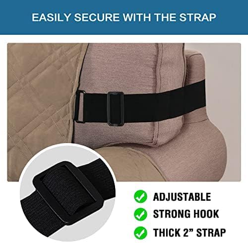 100% Waterproof ,Non-Slip Reclining Cover for Recliner Chair Washable Chair Cover Furniture Protector with Elastic Straps for pet ,kid ,Taupe