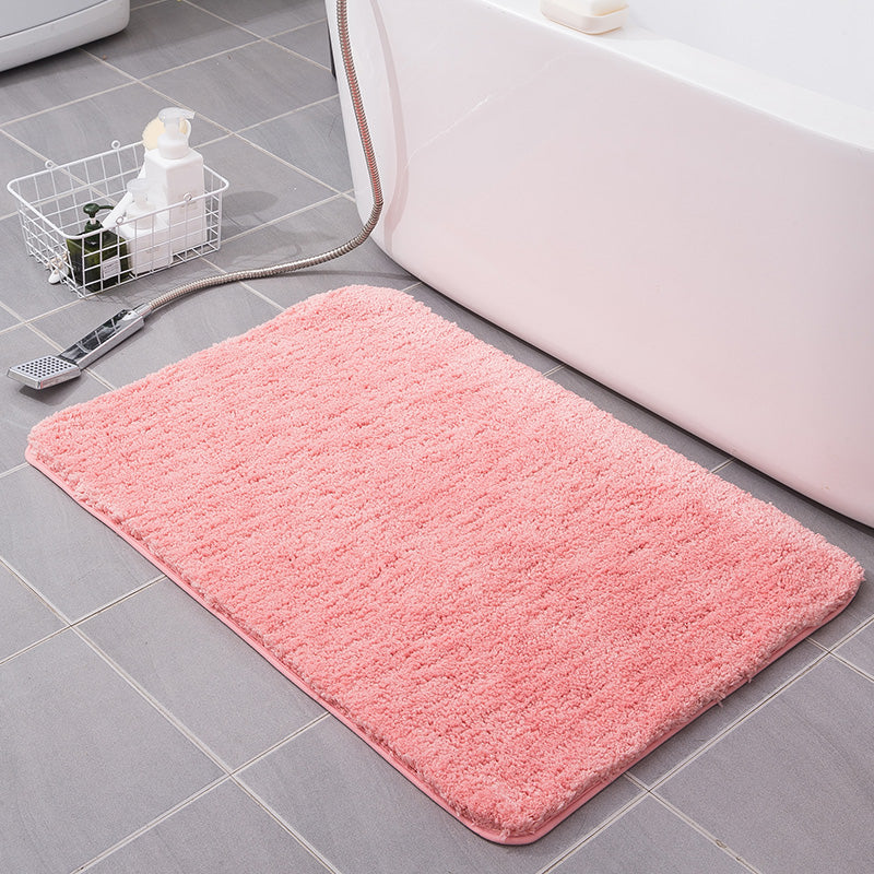 Bath Rug for Bathroom Non Slip Bathroom Mat Water Absorbent Soft Microfiber Shaggy Bathroom Rug Machine Washable Bath Mat,Pink