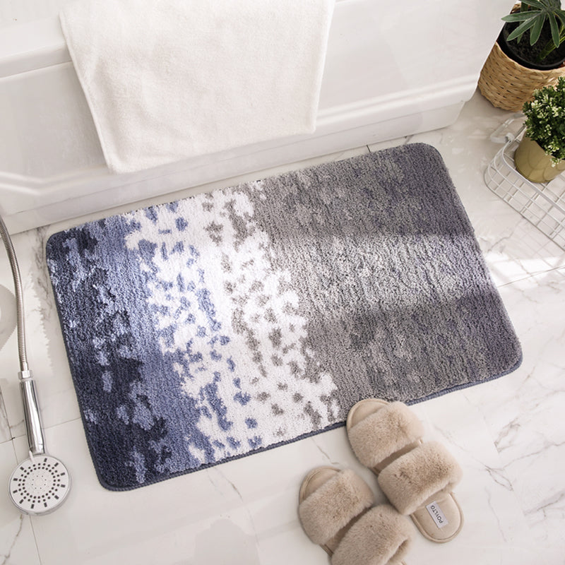 Bathroom Mats Non-Slip Rug Soft Bathroom Floor Mat for Entrance Green Bath Rug,Blue