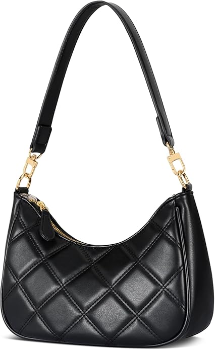 Shoulder Bag for Women Cute Hobo Purses and Handbags Retro Clutch Underarm Purse | Cute, Black