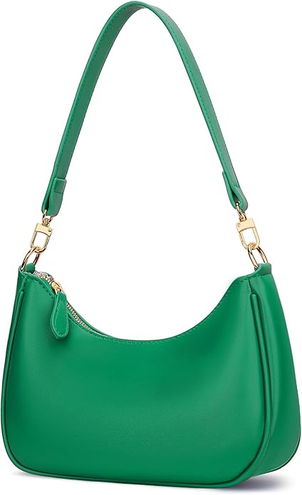 Shoulder Bag for Women Cute Hobo Purses and Handbags Retro Clutch Underarm Purse | Cute, Green