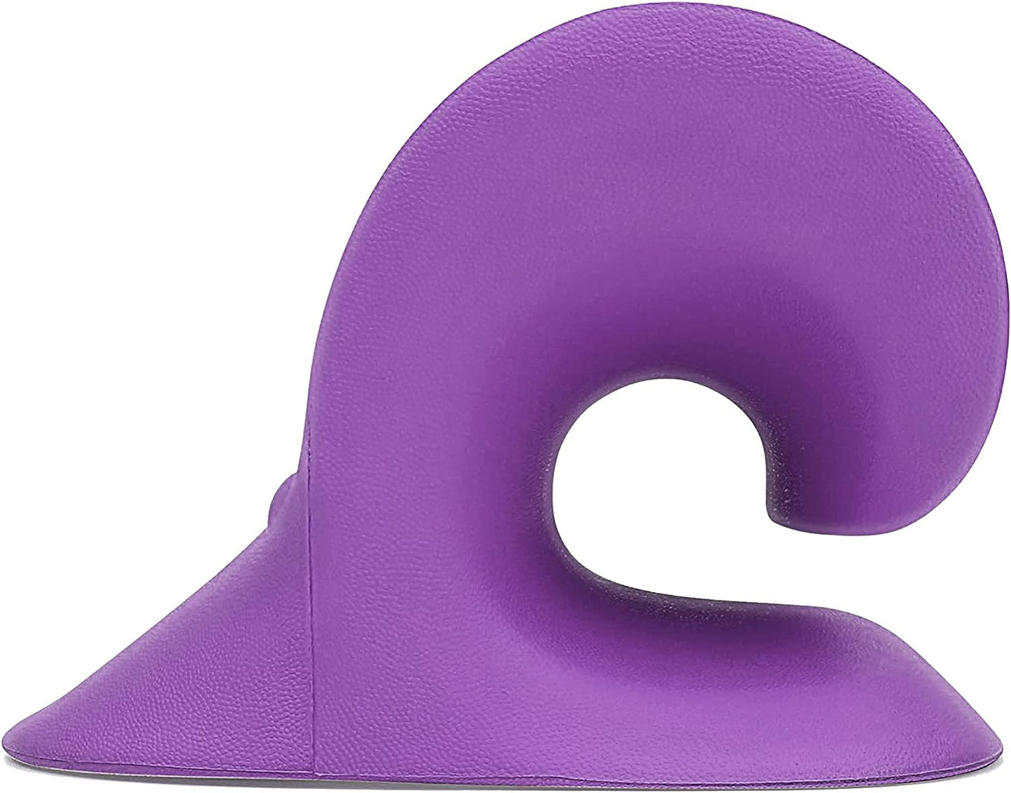 Neck and Shoulder Relaxer, Cervical Traction Device for TMJ Pain Relief and Cervical Spine Alignment, Neck Stretcher (Purple)