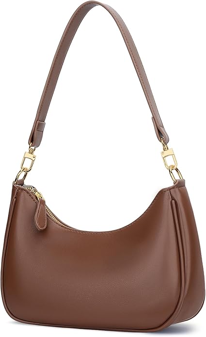 Shoulder Bag for Women Cute Hobo Purses and Handbags Retro Clutch Underarm Purse | Cute, Brown