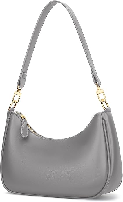 Shoulder Bag for Women Cute Hobo Purses and Handbags Retro Clutch Underarm Purse | Cute, Grey