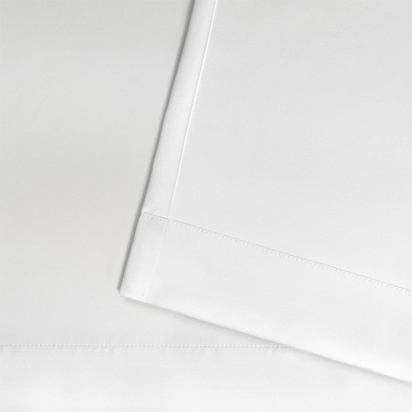 2 Pieces Solid Indoor/Outdoor Light Filtering,Waterproof Grommet Top Curtain Panel, White